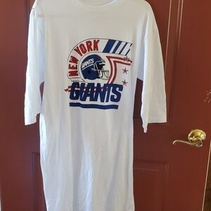 NFL VTG Grandover white NY Giant sleep shirt S/M NWT